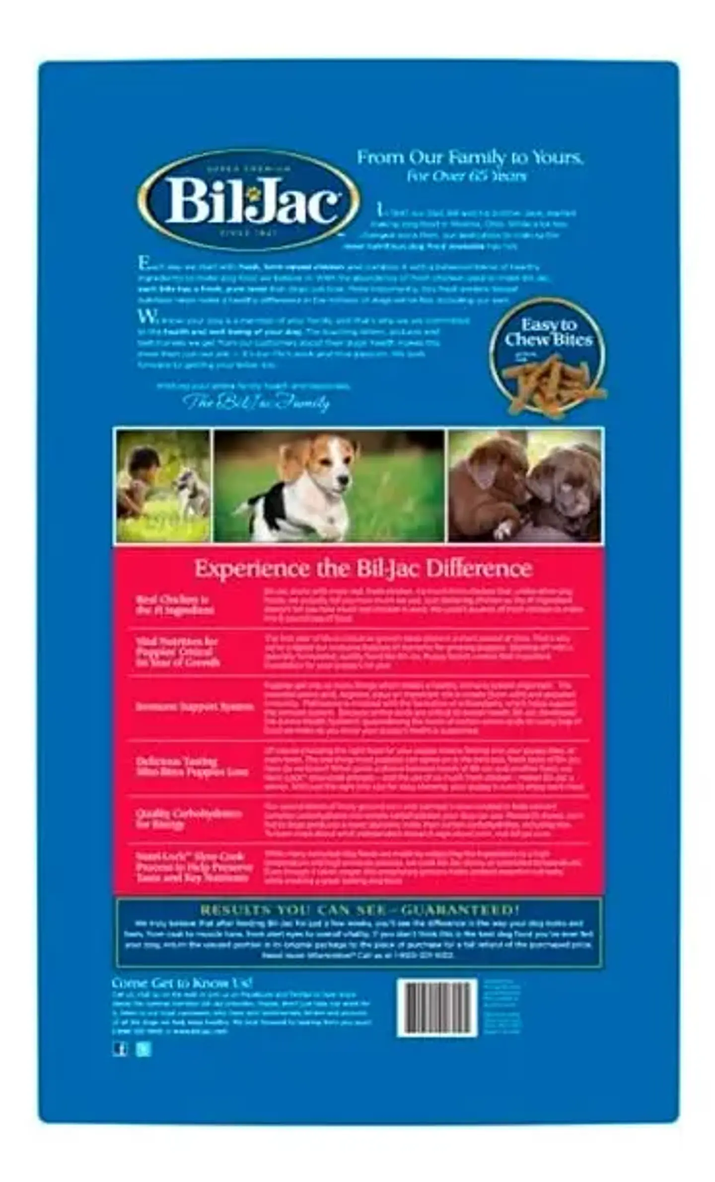 Bil Jac Alimento Seco para Cachorros Sabor Pollo 13kg Nutrición Balanceada 2