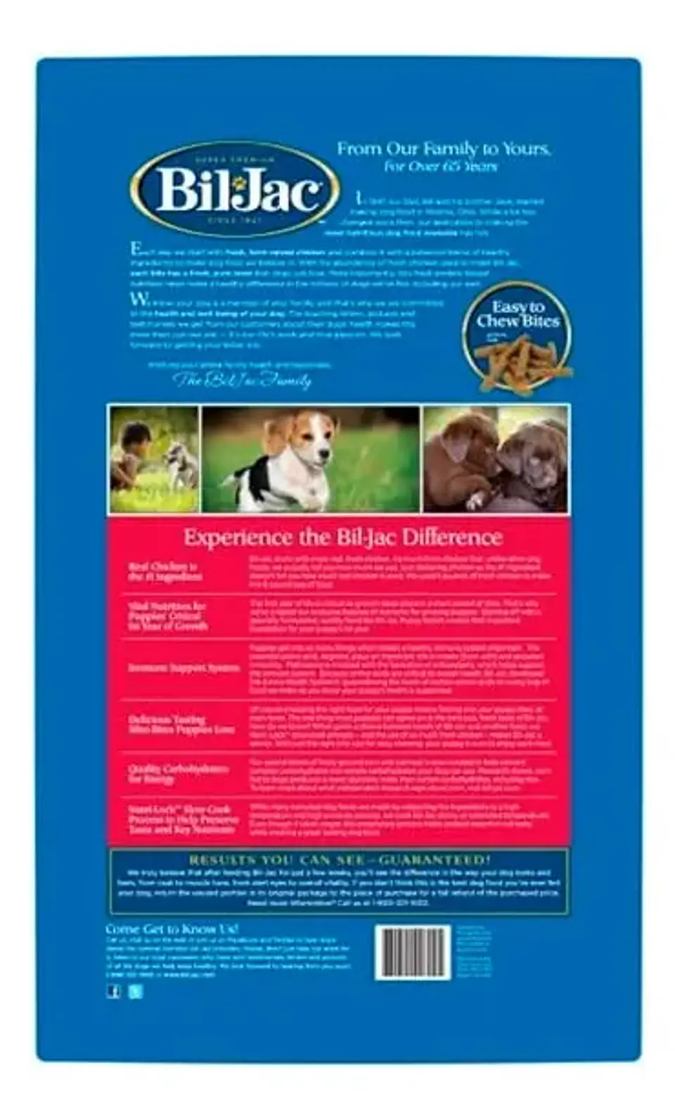 Bil Jac Alimento Seco para Cachorros Sabor Pollo 13kg Nutrición Balanceada 2