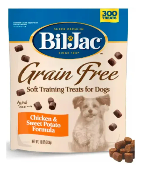 Bil-jac Snack Perros -283 Gr-libre De Granos-pollo Y Camote.
