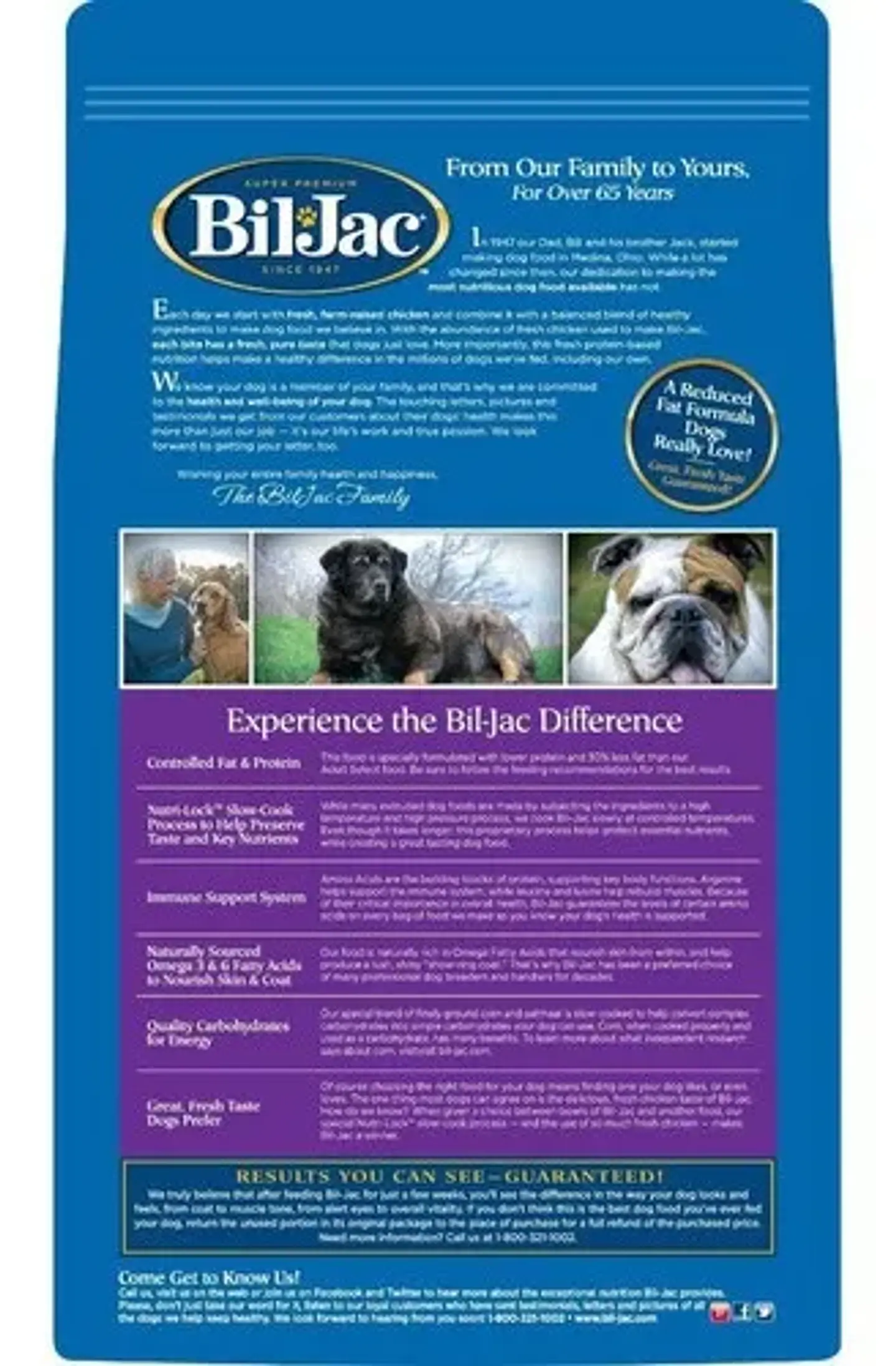 Bil-Jac Alimento Perro Adulto Reduced Fat Sabor Pollo 2,7 kg 3