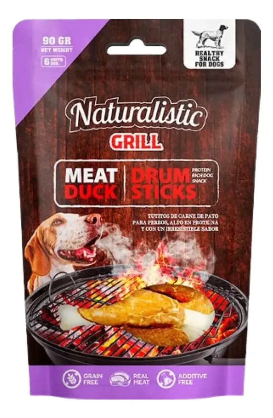 Naturalistics MeatSnack Premium para Perro Sabor Pato 1