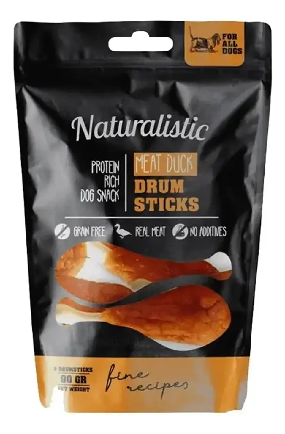 Naturalistics MeatSnack Premium para Perro Sabor Pato 4