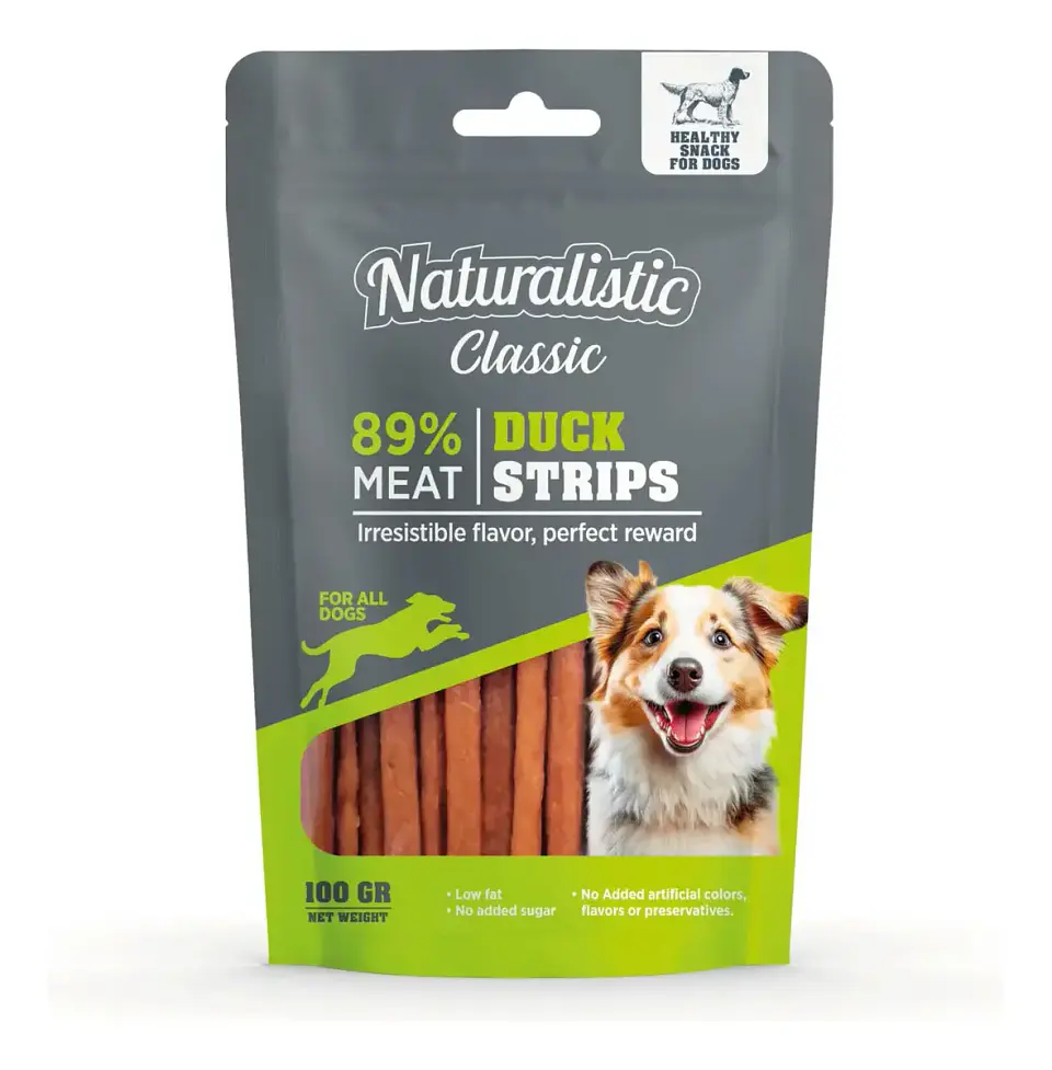 Naturalistics Perro Duck Strips Snack 100 g 3
