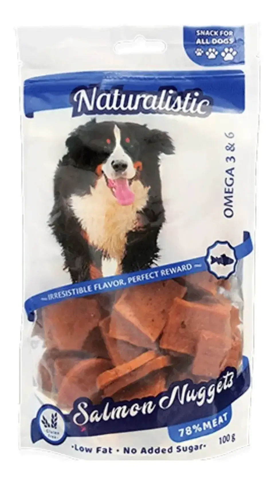 Naturalistics Snack Nuggets para Perro Sabor Salmón 100 g 2