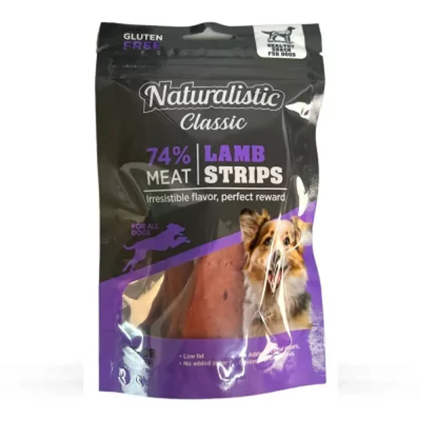 Naturalistics Snack Clasicc-Lamb Strip Cordero-100 Gr 2