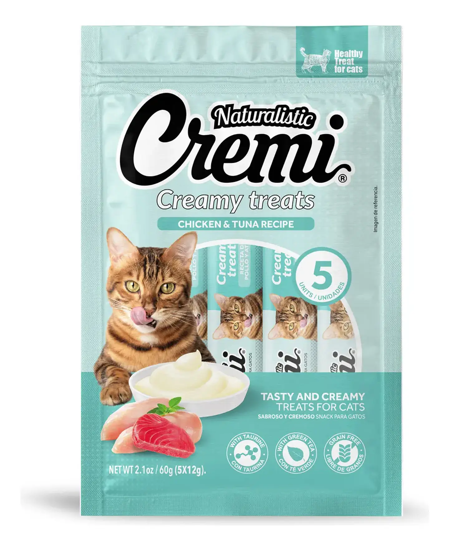 Naturalistic Alimento para Gato Sabor Pollo y Atún 60 gr 1