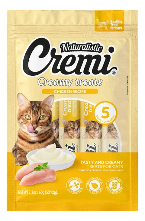 Naturalistic Alimento para Gato Sabor Pollo 60 gr 5 Unidades