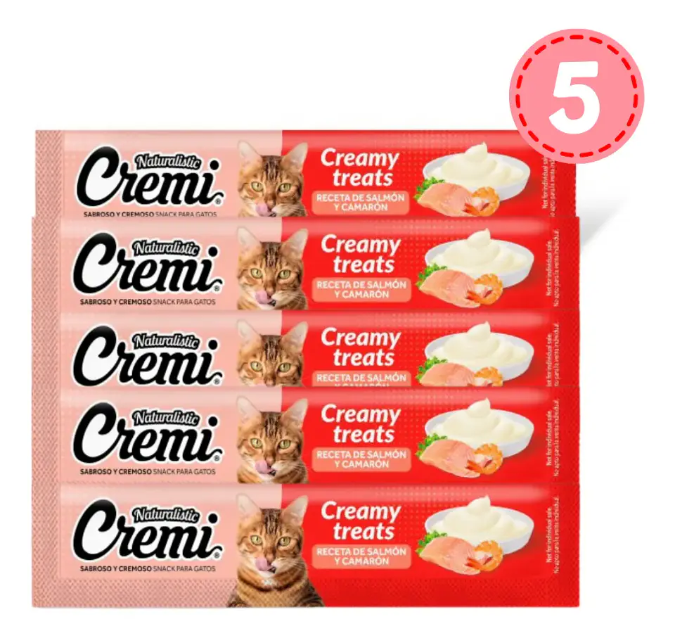 Naturalistics Alimento Húmedo para Gato Sabor Salmón y Camarón 60 g Pack x5 1