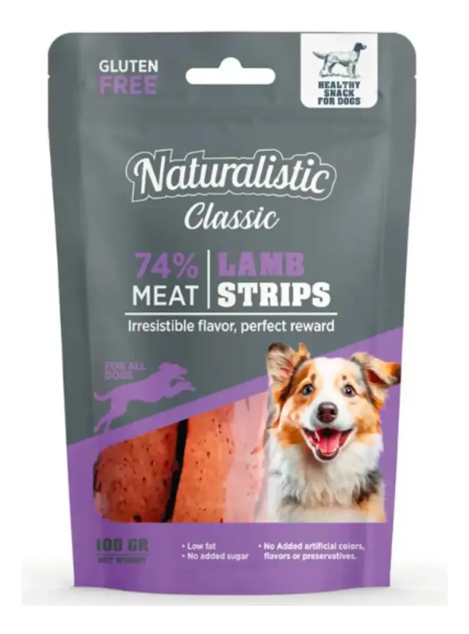 Naturalistics Snack para Perro Sabor Pollo, Cordero 100 g Pack x3 3