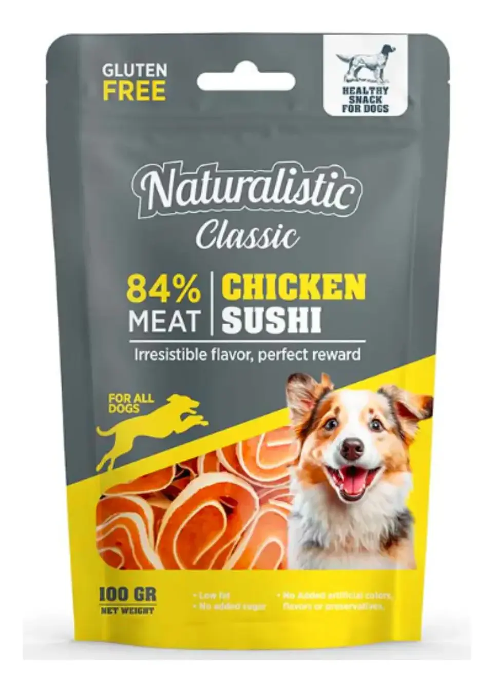 Naturalistics Snack para Perro Sabor Pollo, Cordero 100 g Pack x3 4