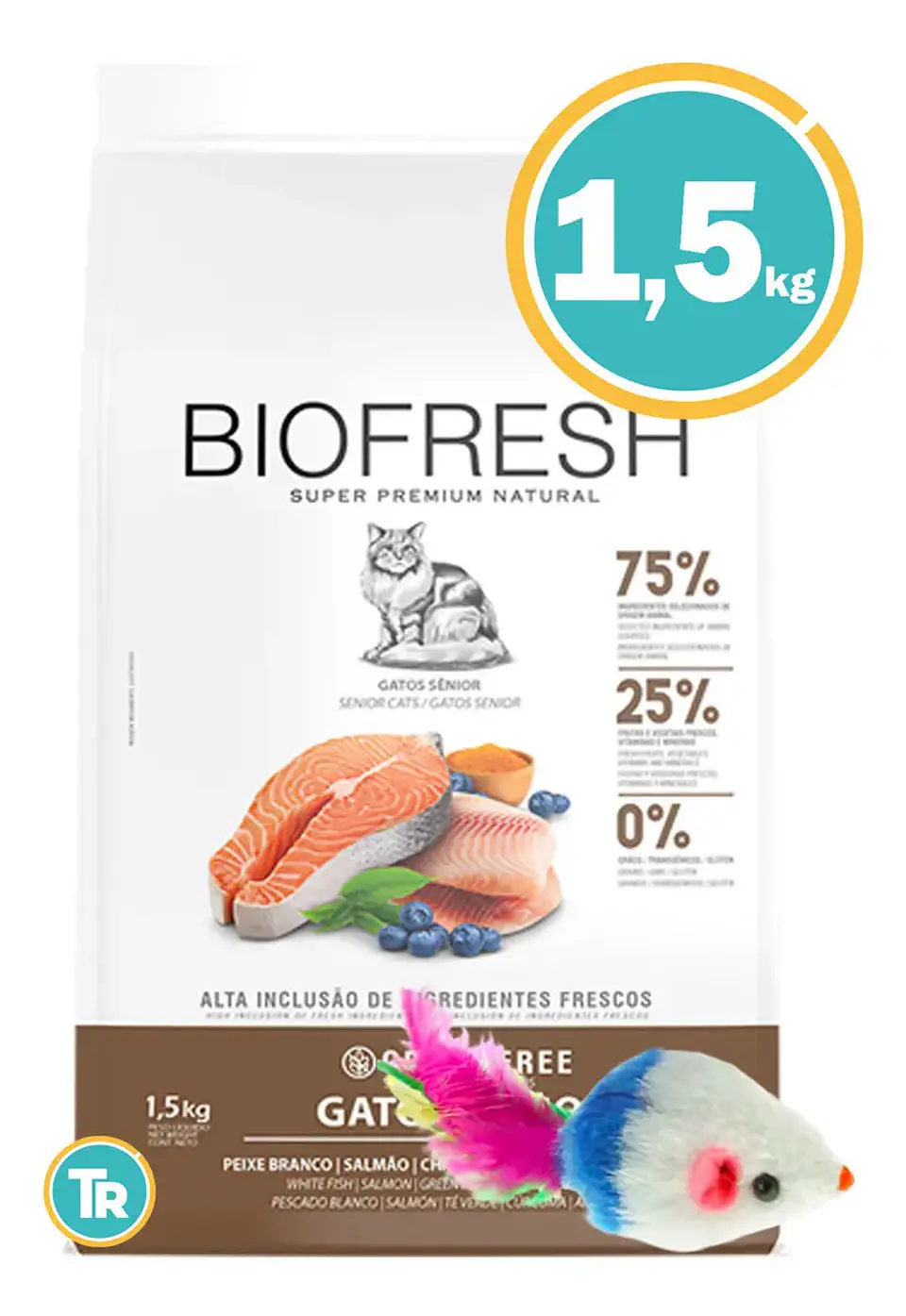 BioFresh Alimento Seco Biofresh Gatos Senior Sin Granos 1.5 Kg 1