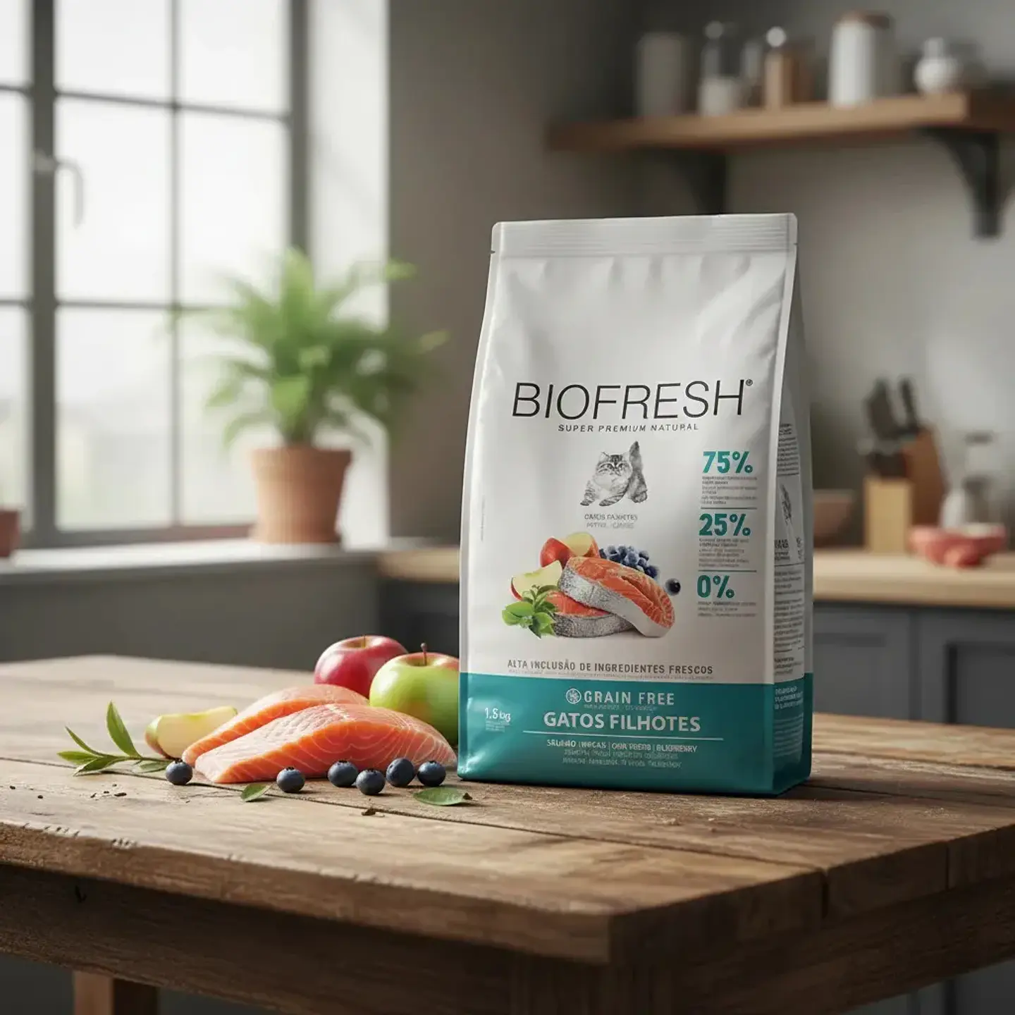 Biofresh Gato Cachorro Salmon 1,5 Kg 3