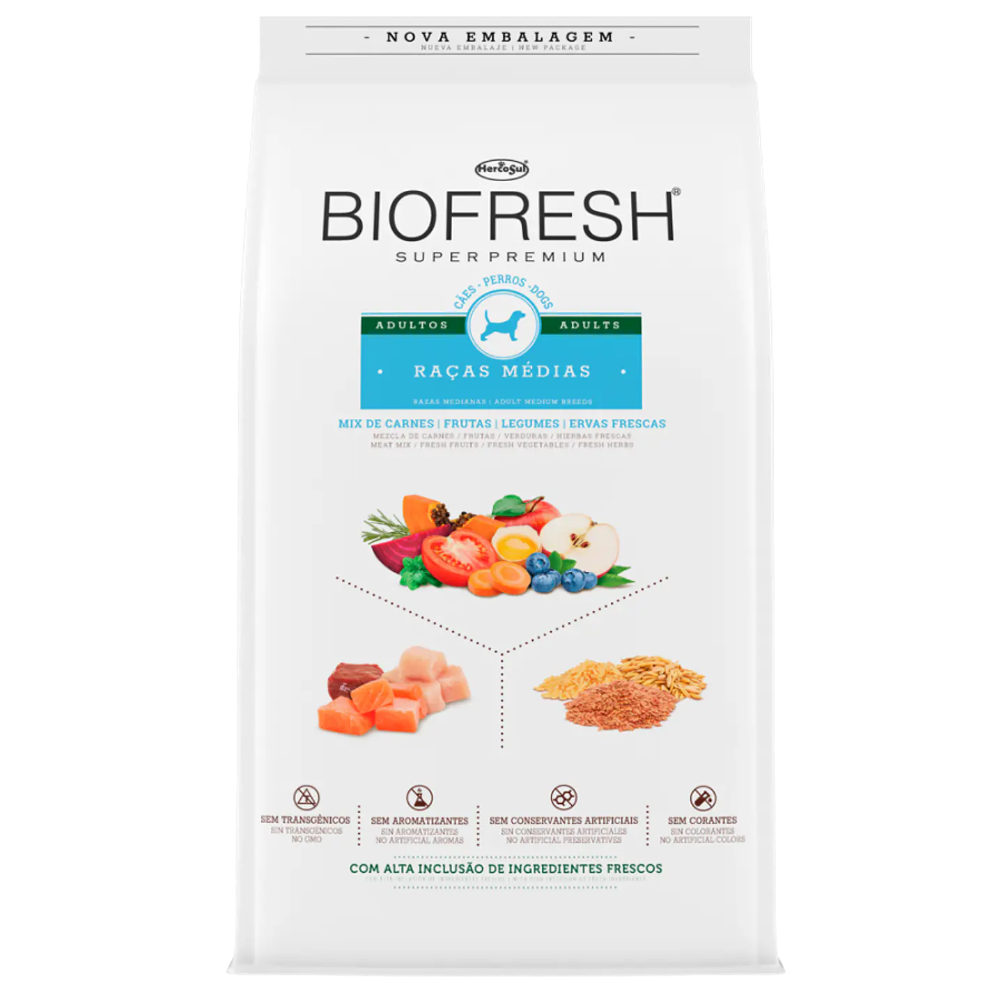 BioFresh Alimento Perro Adulto-Razas Medianas 3 Kg 1