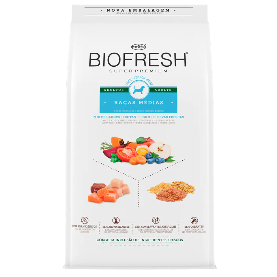 BioFresh Alimento Perro Adulto-Razas Medianas 3 Kg 1