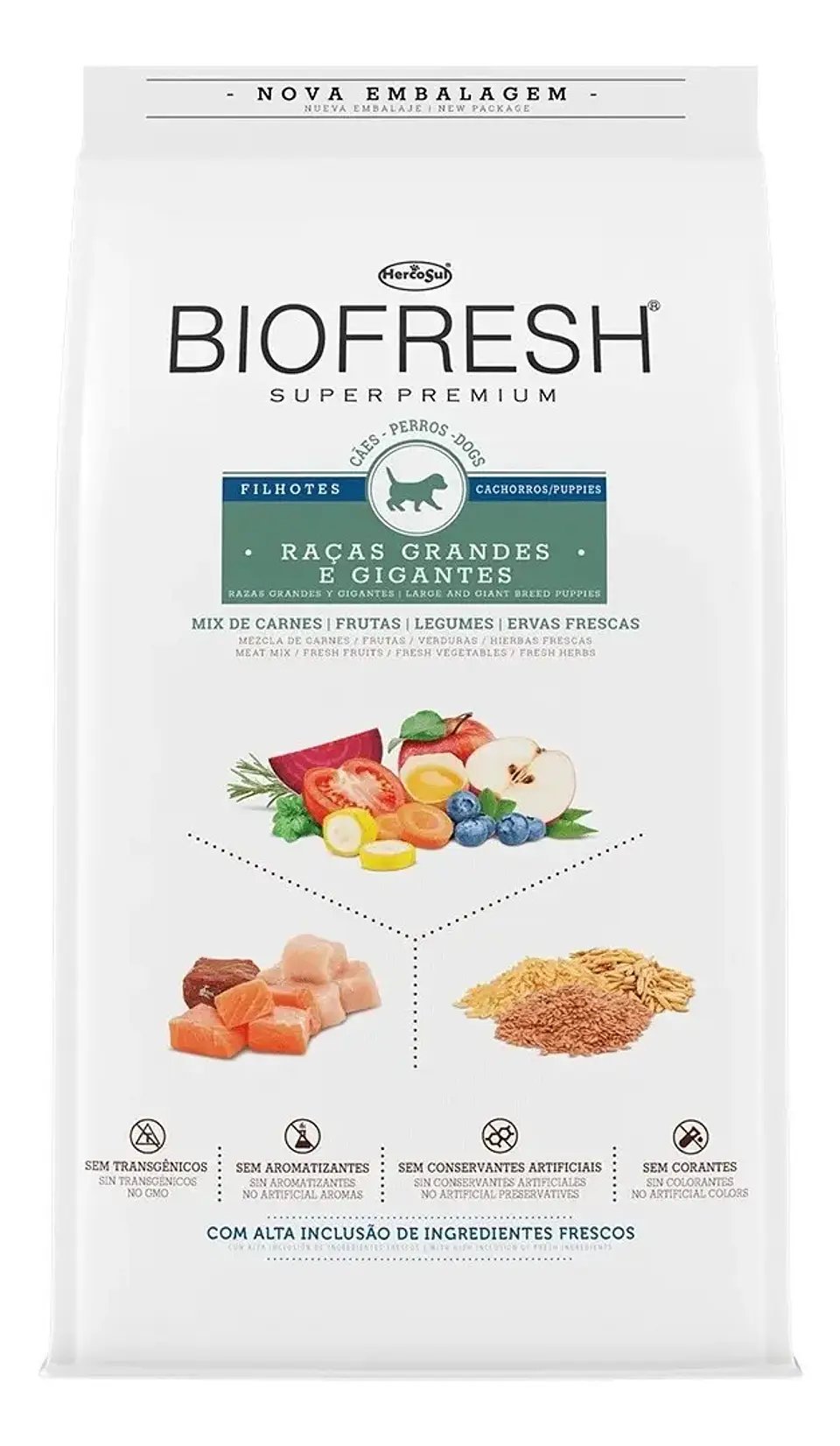 BioFresh Alimento Para Perros Cachorros-tamaño Grande Gigante-15 Kg 1