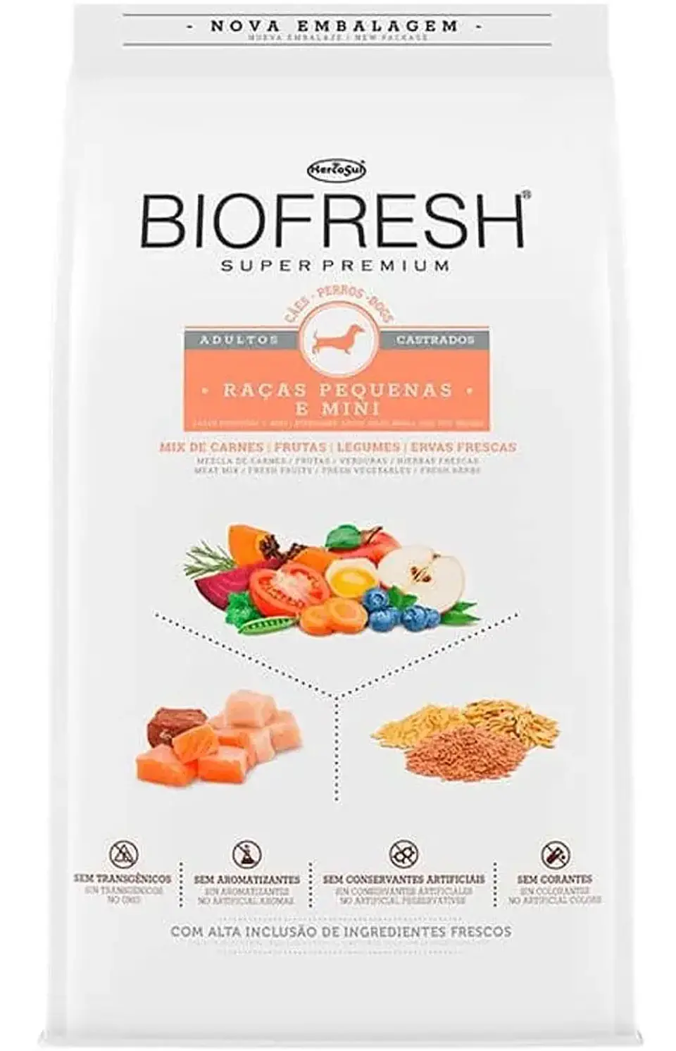 BioFresh Alimento Perros Castrado Pequeña/mini Super Premium 3 Kg 1