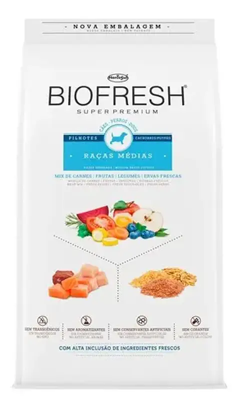 BioFresh Alimento Para Perros Cachorros Raza Mediana SP 10.1 Kg