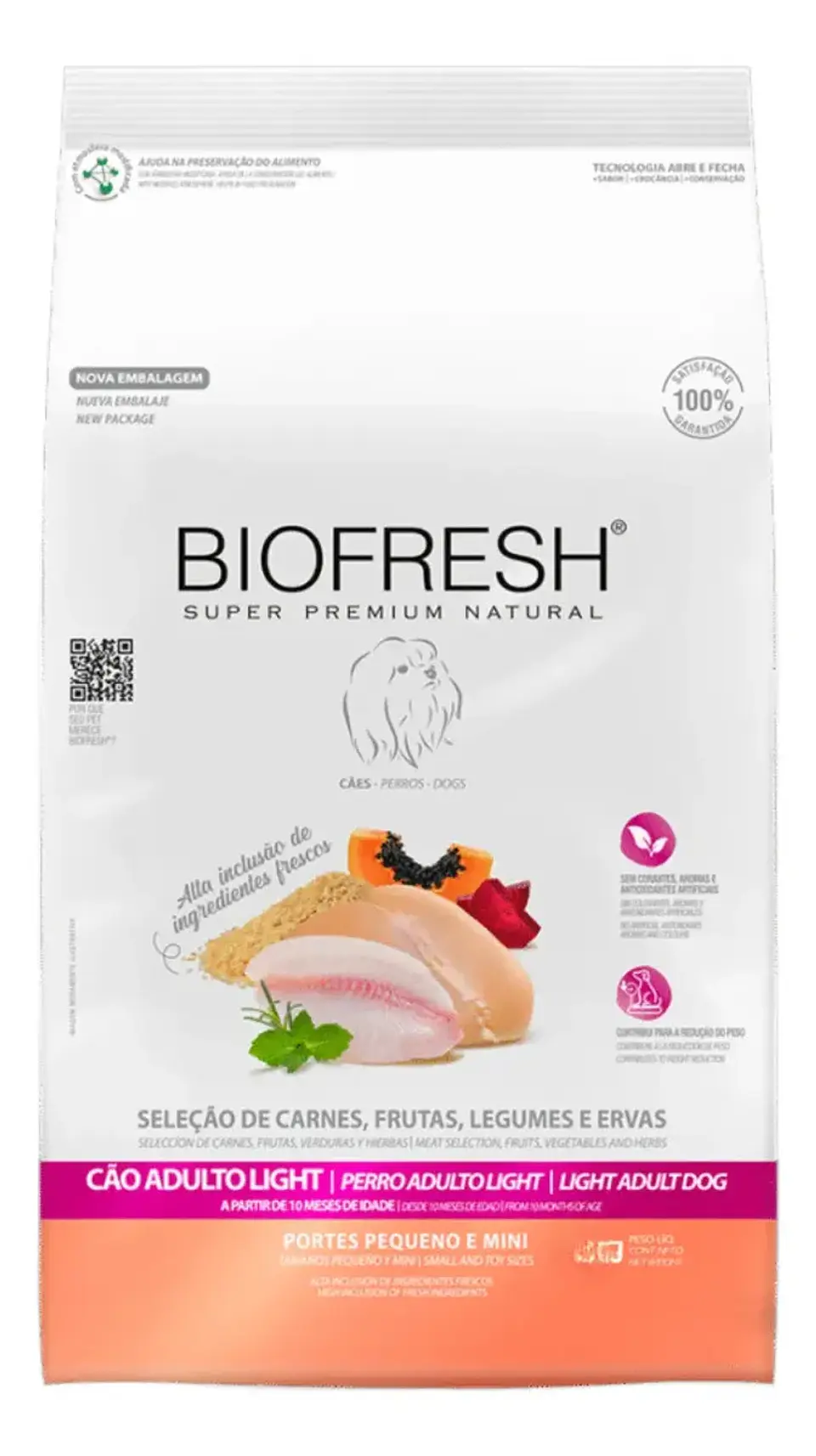 BioFresh Alimento Light Perro Adulto-Razas Pequeñas y Mini-3 Kg 1