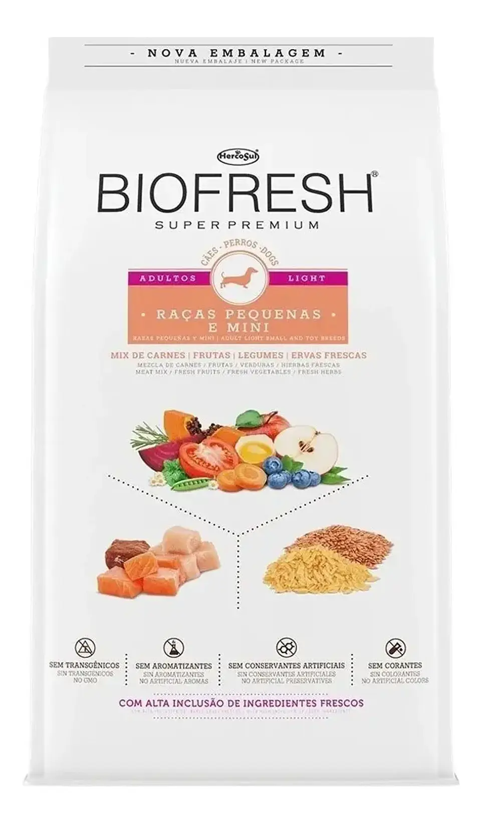 BioFresh Alimento Light Perro Adulto-Razas Pequeñas y Mini-3 Kg 2