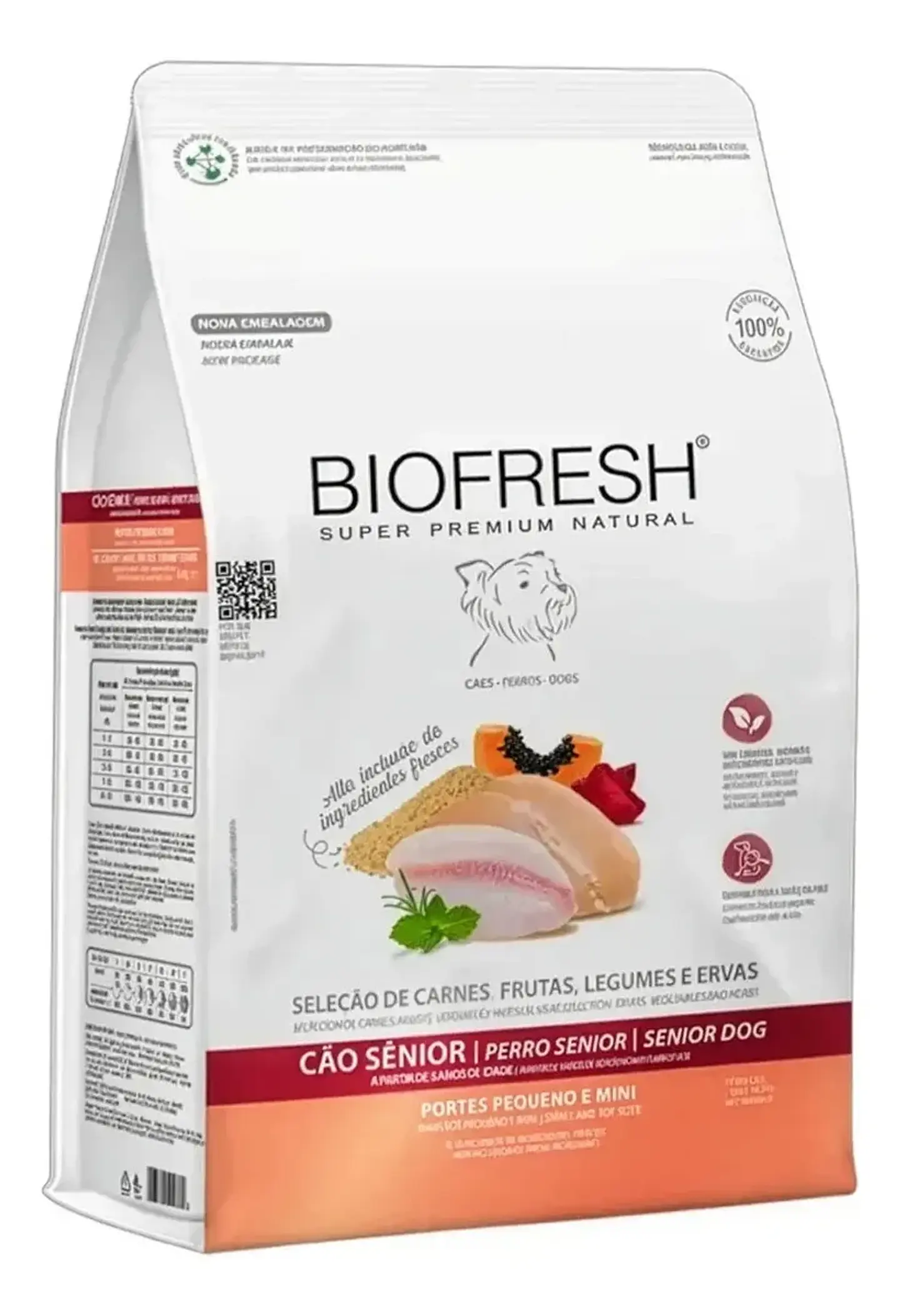 BioFresh Alimento SP Senior Razas Mini y Pequeñas Mix Protege Salud Oral 3kg  1