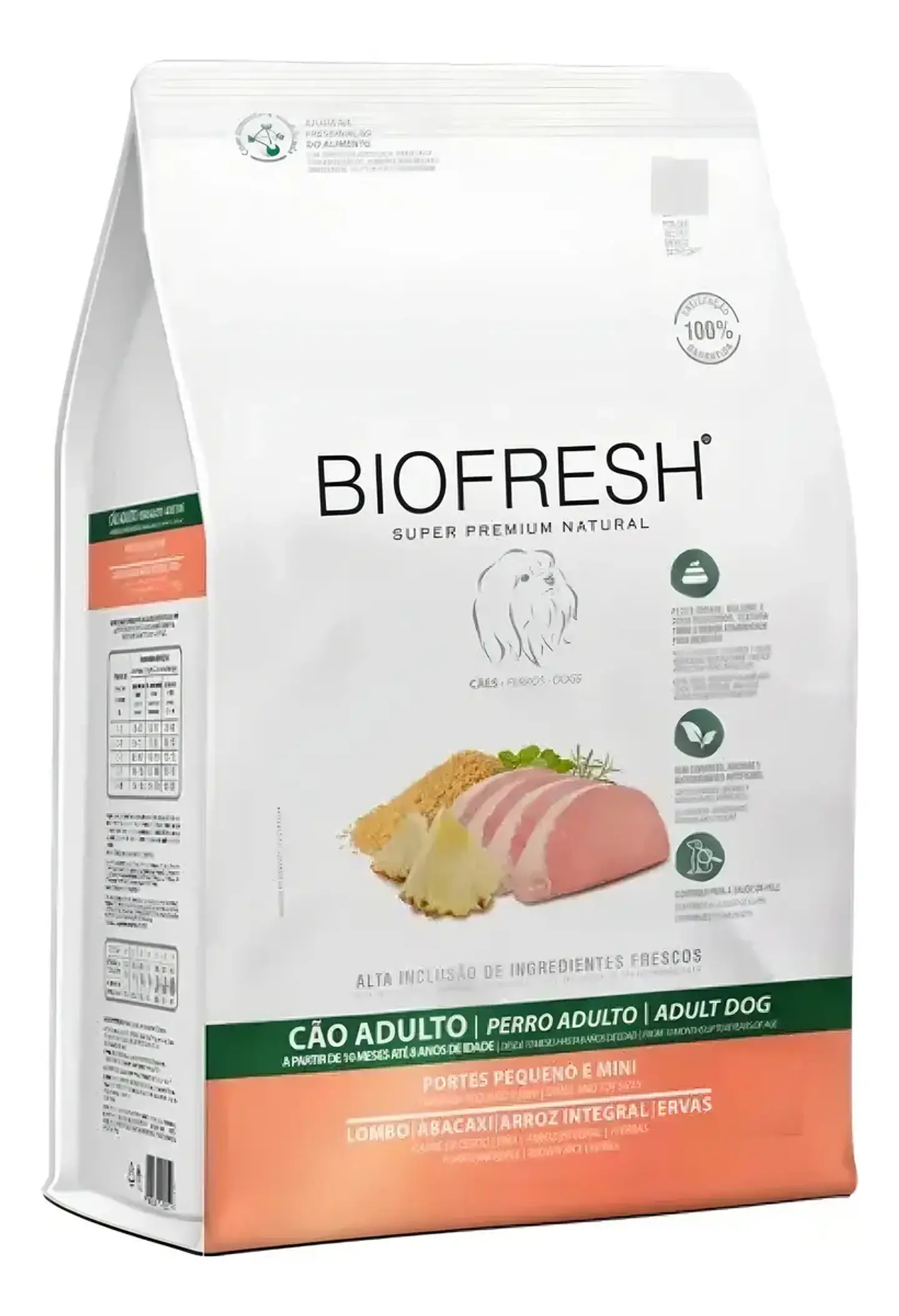 BioFresh Alimento Perro Adulto-Raza Pequeña Sabor Lomo Piña Seco SP 10 Kg  2