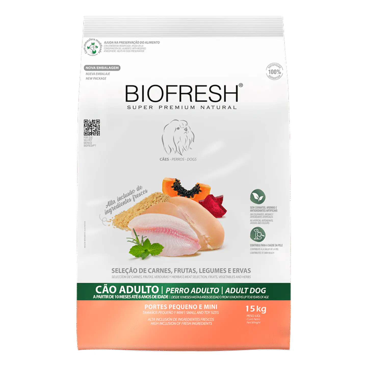 BioFresh Alimento Perro Adulto Para Raza Pequeña Sabor Pollo 3 Kg 1