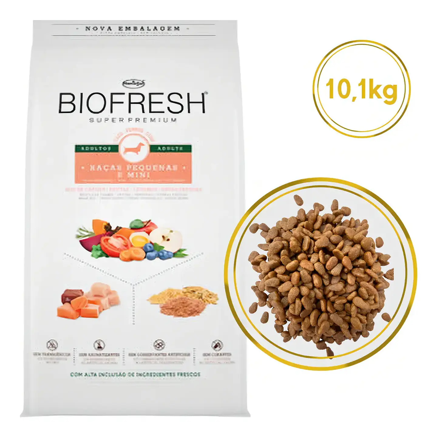 BioFresh Alimento Perro Adulto Raza Pequeña Sabor Carne, Frutas y Vegetales 10.1 Kg 4