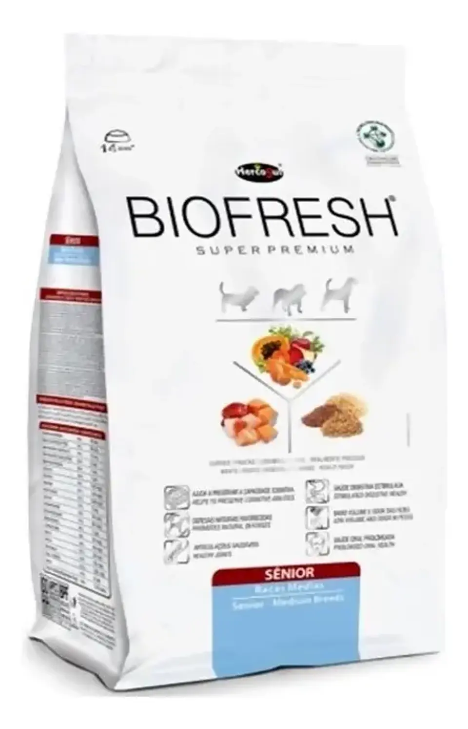 BioFresh Alimento Perro Senior Raza Mediana Sabor a Carne Fruta y Vegetales 10.1 Kg 2