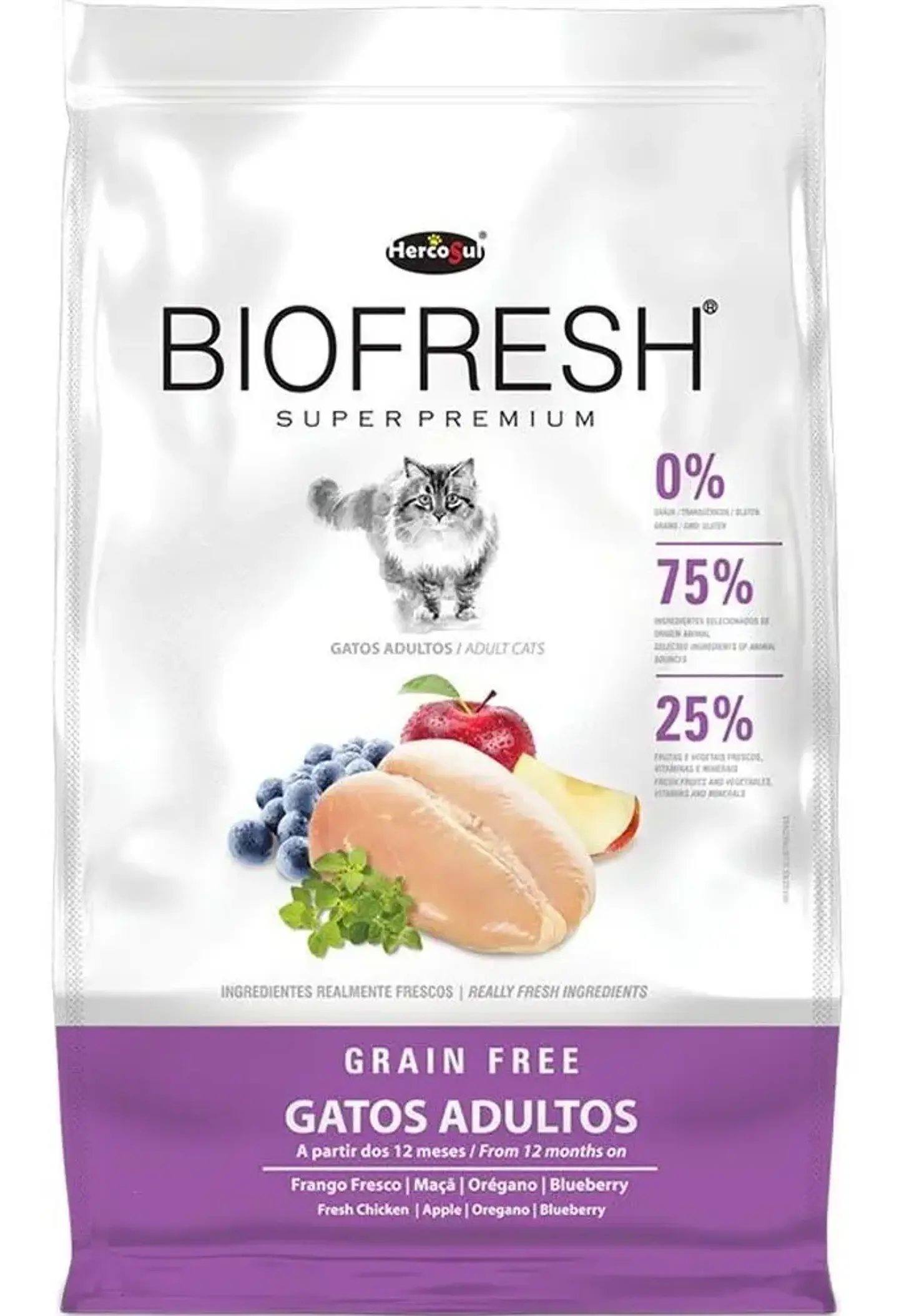 BioFresh Alimento Gato Adulto Mix Con Pollo Fruta Y Verdura Salud Oral 7.5 Kg  1
