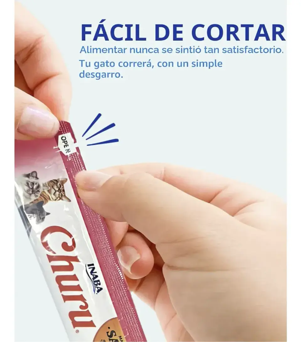 Churu Tarro Gatos - Variedades Mix Salmon - 50 Tubitos  4