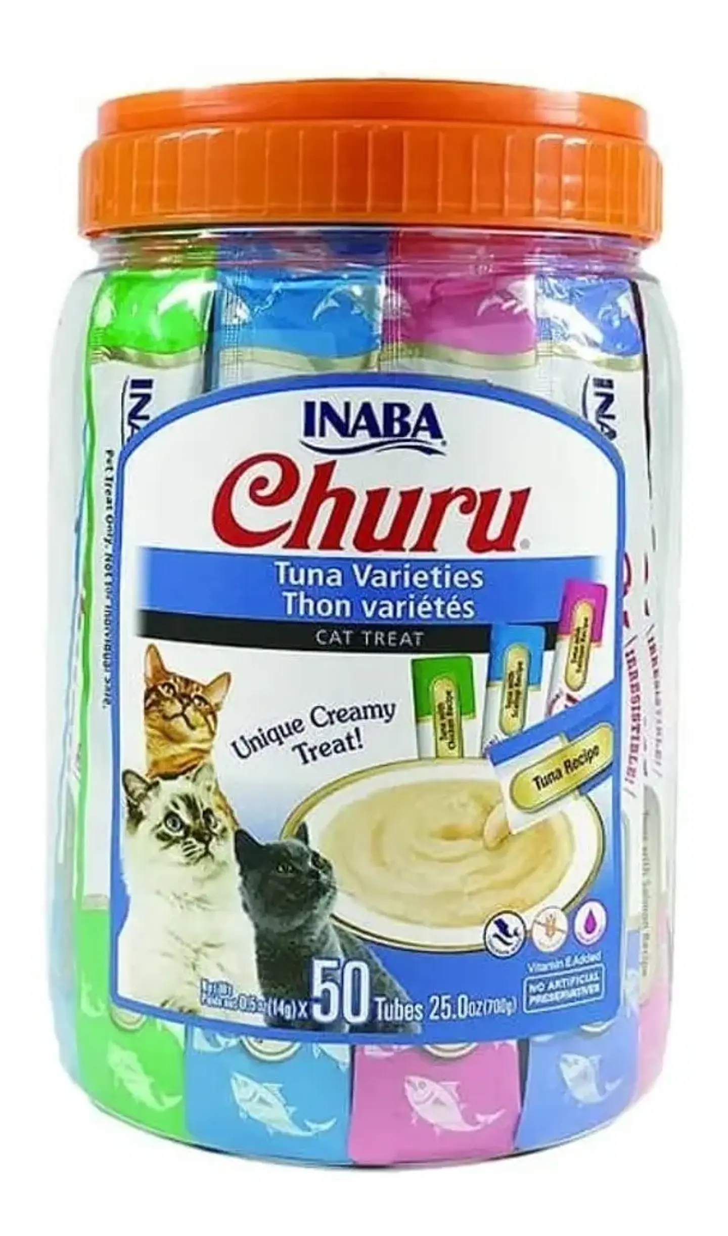 Churu Tubos para Gato Sabor Atun Variedades 700 Kg Pack x50 1