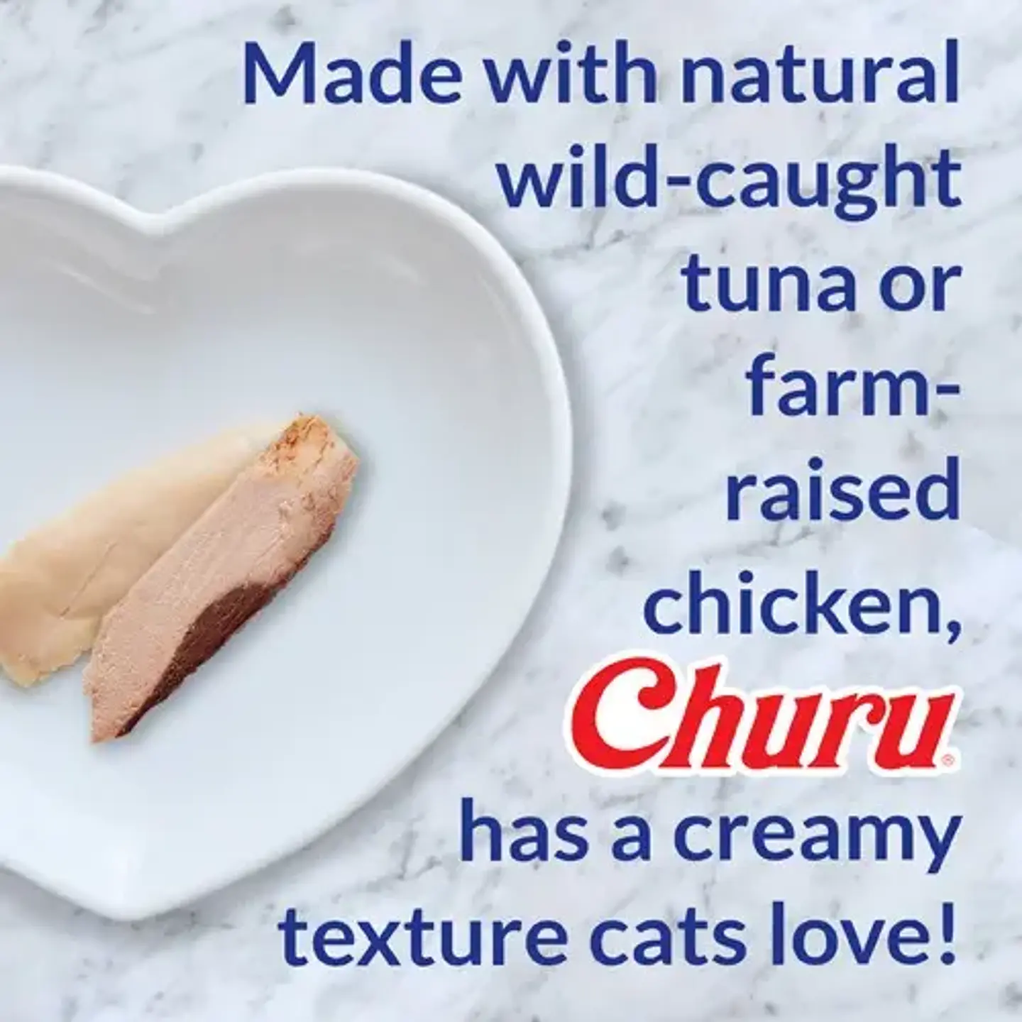 Churu Inaba Snack Cremoso Gourmet para Gato Mix Sabor Atun, 60 Tubitos 3