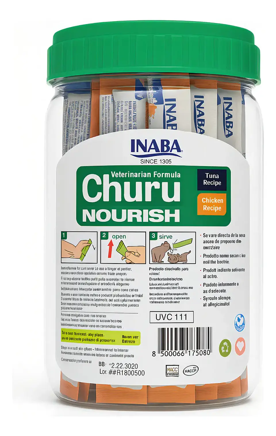 Churu Inaba Tubos Nourish Estimulante del Apetito para Gatos 700 Kg Pack x50 2
