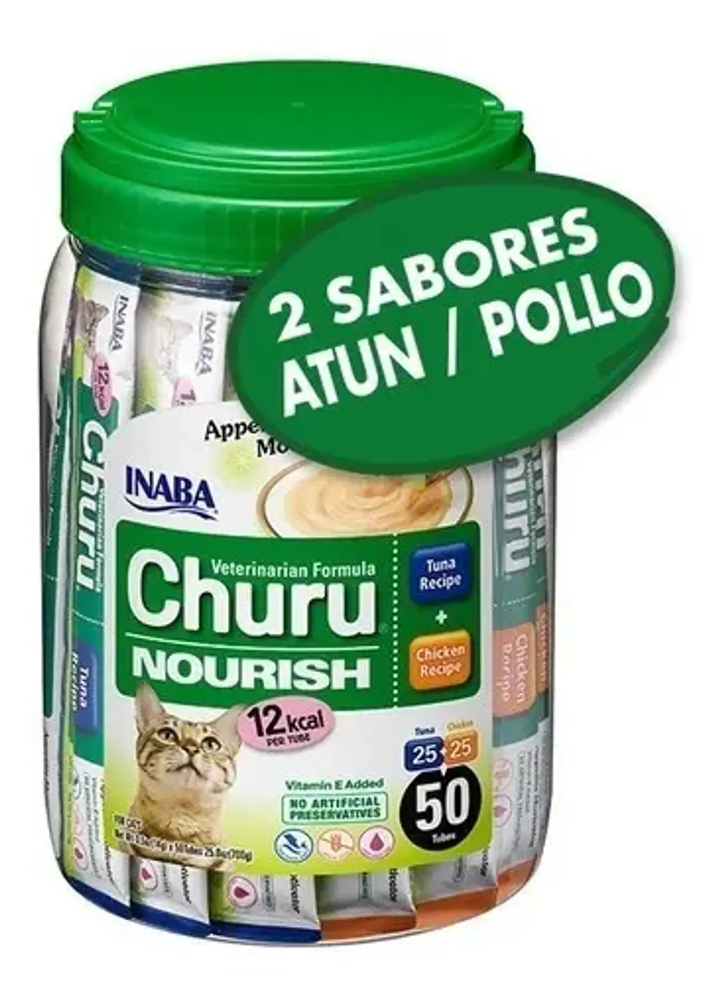 Churu Inaba Tubos Nourish Estimulante del Apetito para Gatos 700 Kg Pack x50 5