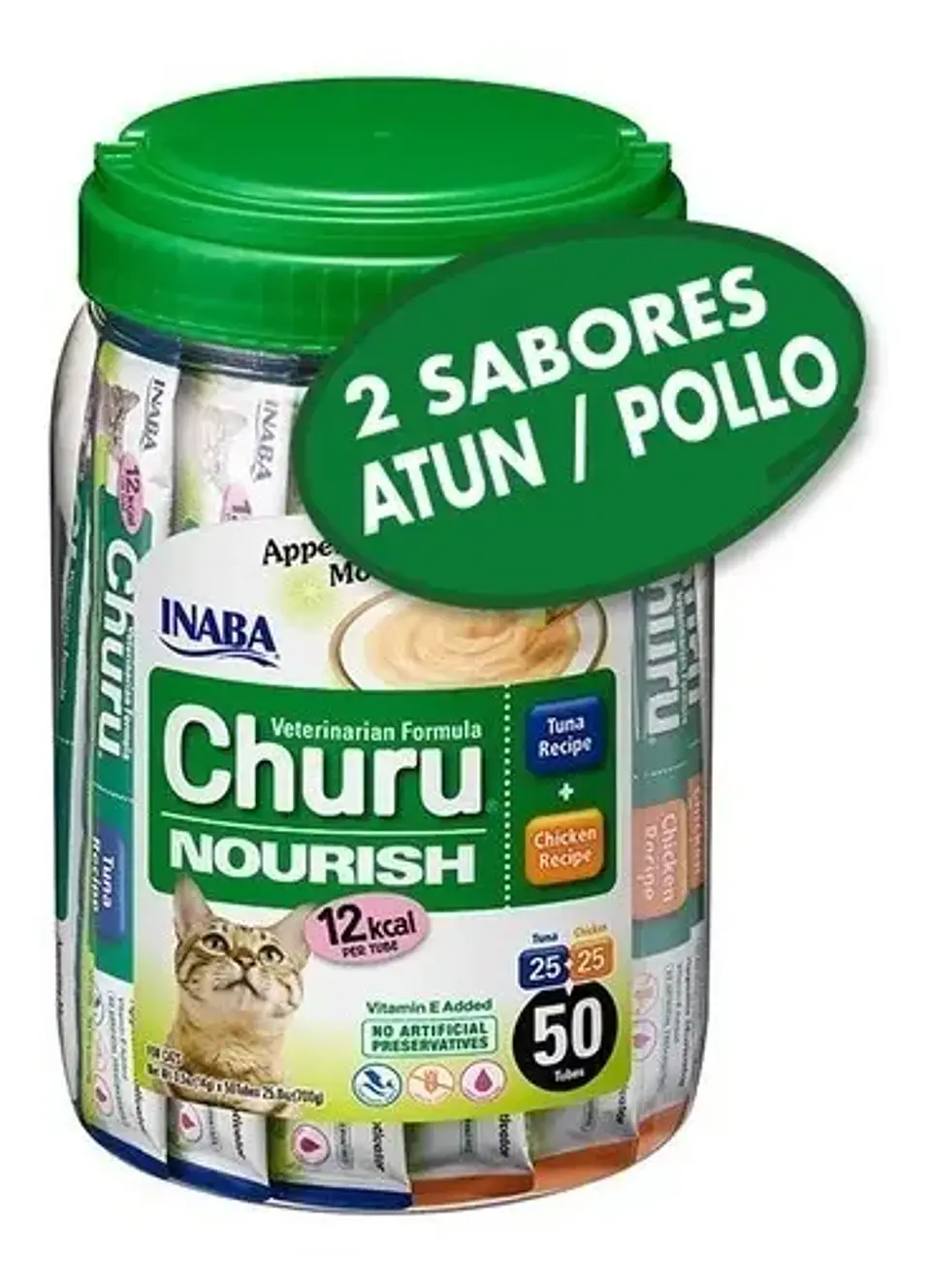 Churu Inaba Tubos Nourish Estimulante del Apetito para Gatos 700 Kg Pack x50 5