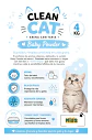 Clean Cat - Arena para Gatos- Olor Talco Bebe 4 Kg - Miniatura 2