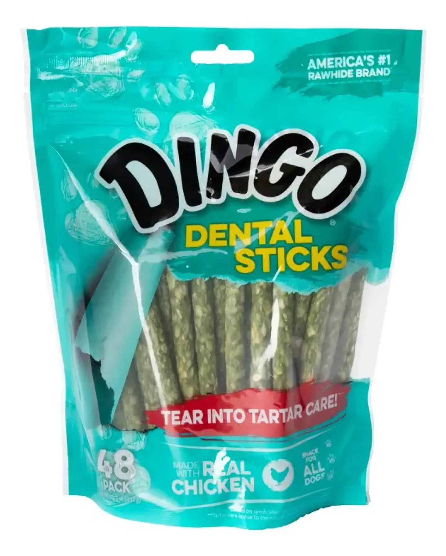 Dingo Dental Munchy Sticks para Perro Adulto Sabor Pollo 2