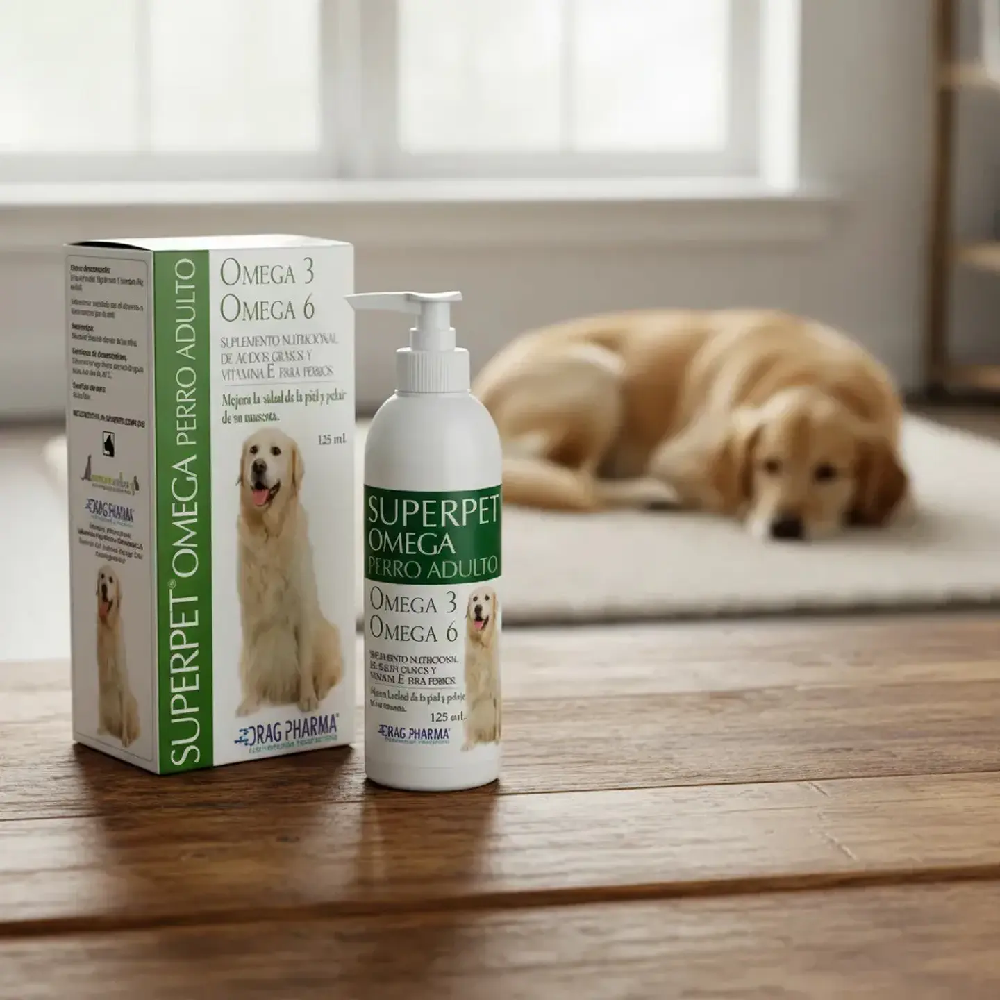 Superpet Drag Pharma Suplemento Nutricional Omega 3 y 6 Perro Adulto 125 ml 3