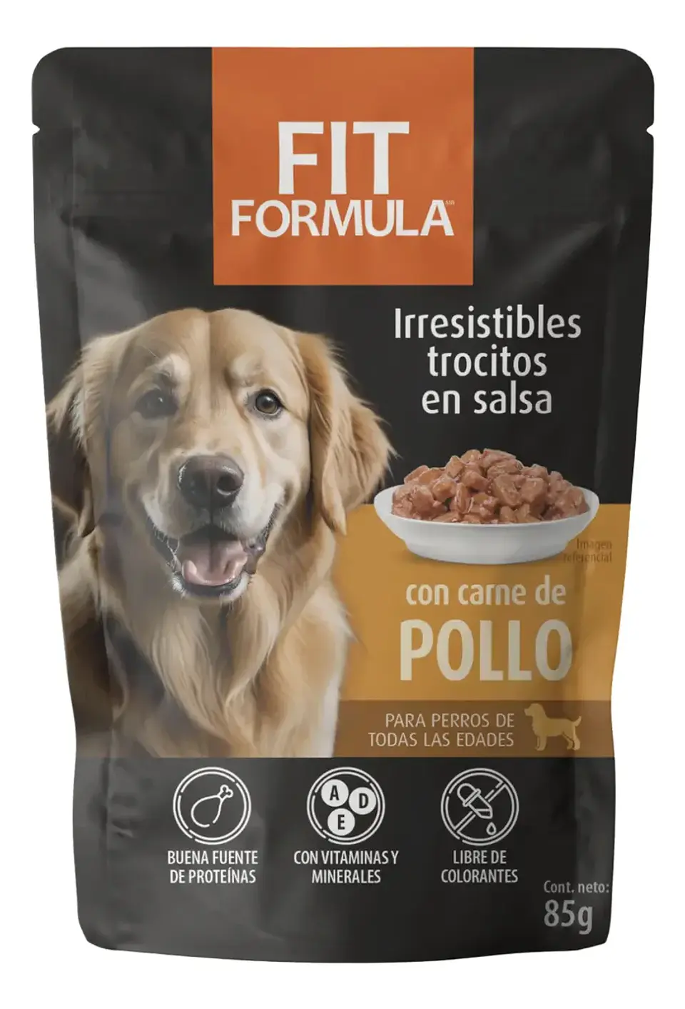 Fit Formula Alimento Humedo Perro-sabor Pollo-85 Gr 1