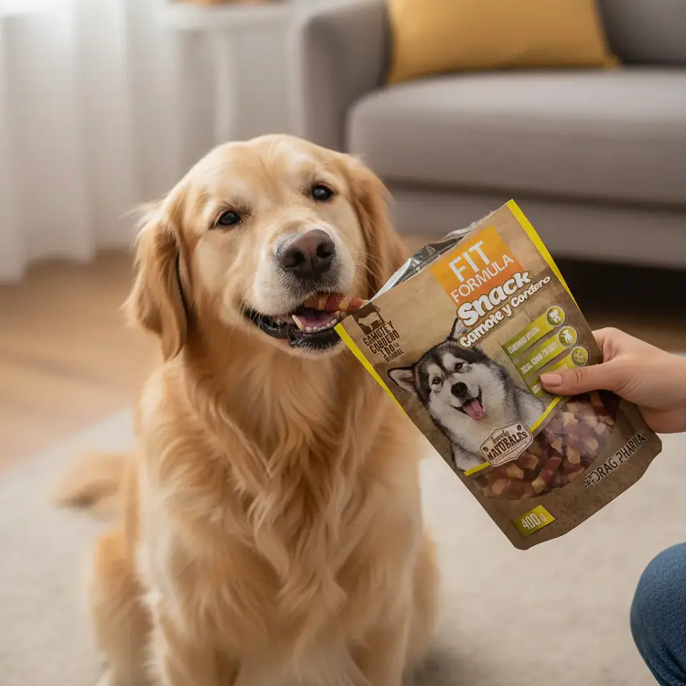Fit Formula Drag Pharma Snack Camote y Cordero Para Perros 400 g 3