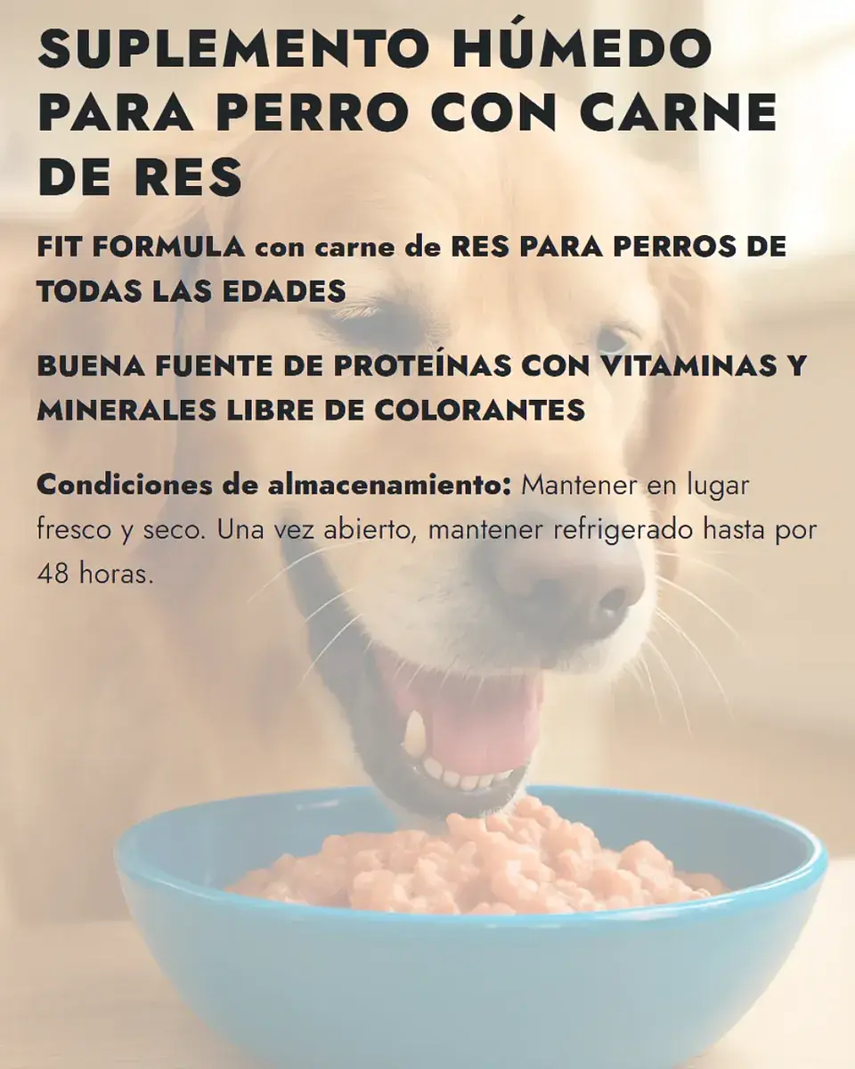Fit Formula Drag Pharma Snack Sobre Húmedo Sabor Carne Para Perros 85 g 2