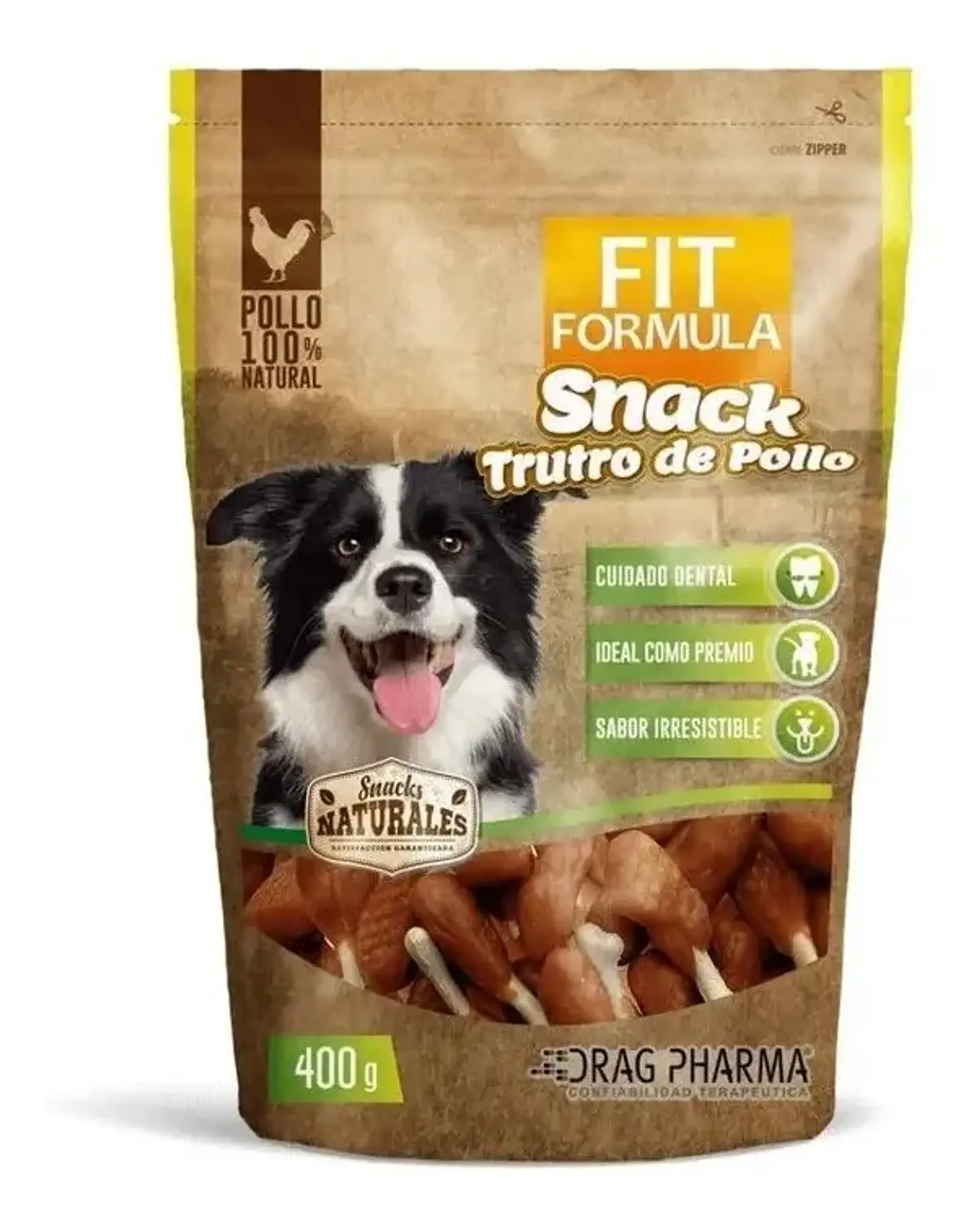 Fit Formula Drag Pharma Suplemento Nutricional Perro Adulto Trutro de Pollo 400 g 1