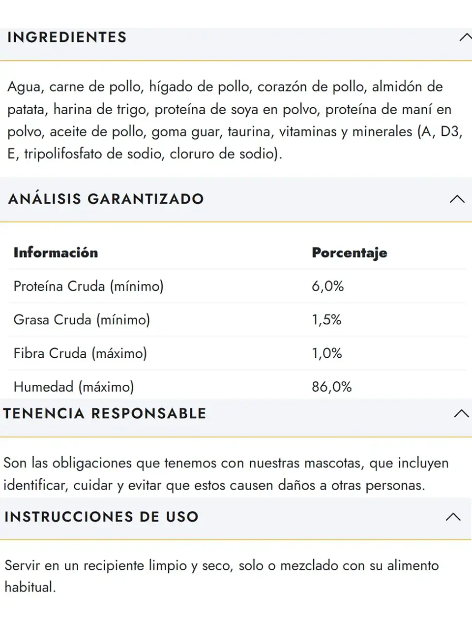 Fit Formula Gato Adulto Sabor a Pollo 85 g 4