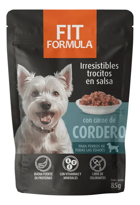 Fit Formula Drag Pharma Suplemento Nutricional Para Perros Carne de Cordero 85 g