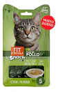 Fit Formula Drag Pharma Snack Puré Sabor Pollo Para Gatos 60 g Pack x5 - Miniatura 2
