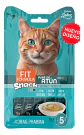 Fit Formula Drag Pharma Snack Puré Sabor Atún Para Gatos 12 gr C/U Pack x5 - Miniatura 1