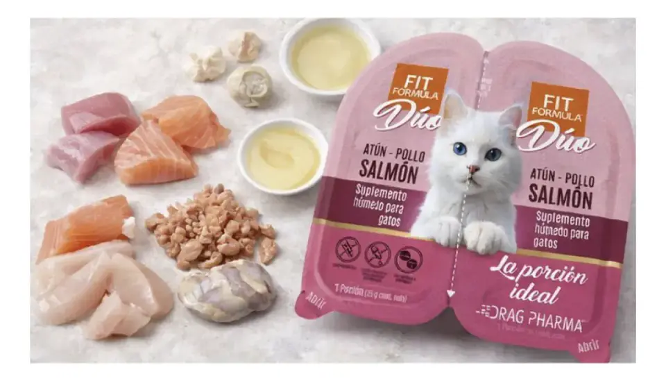 Fit Formula Drag Pharma Para Gatos Duo Atún- Pollo-Salmon 35 Gr X 2 (Pack 3) 2