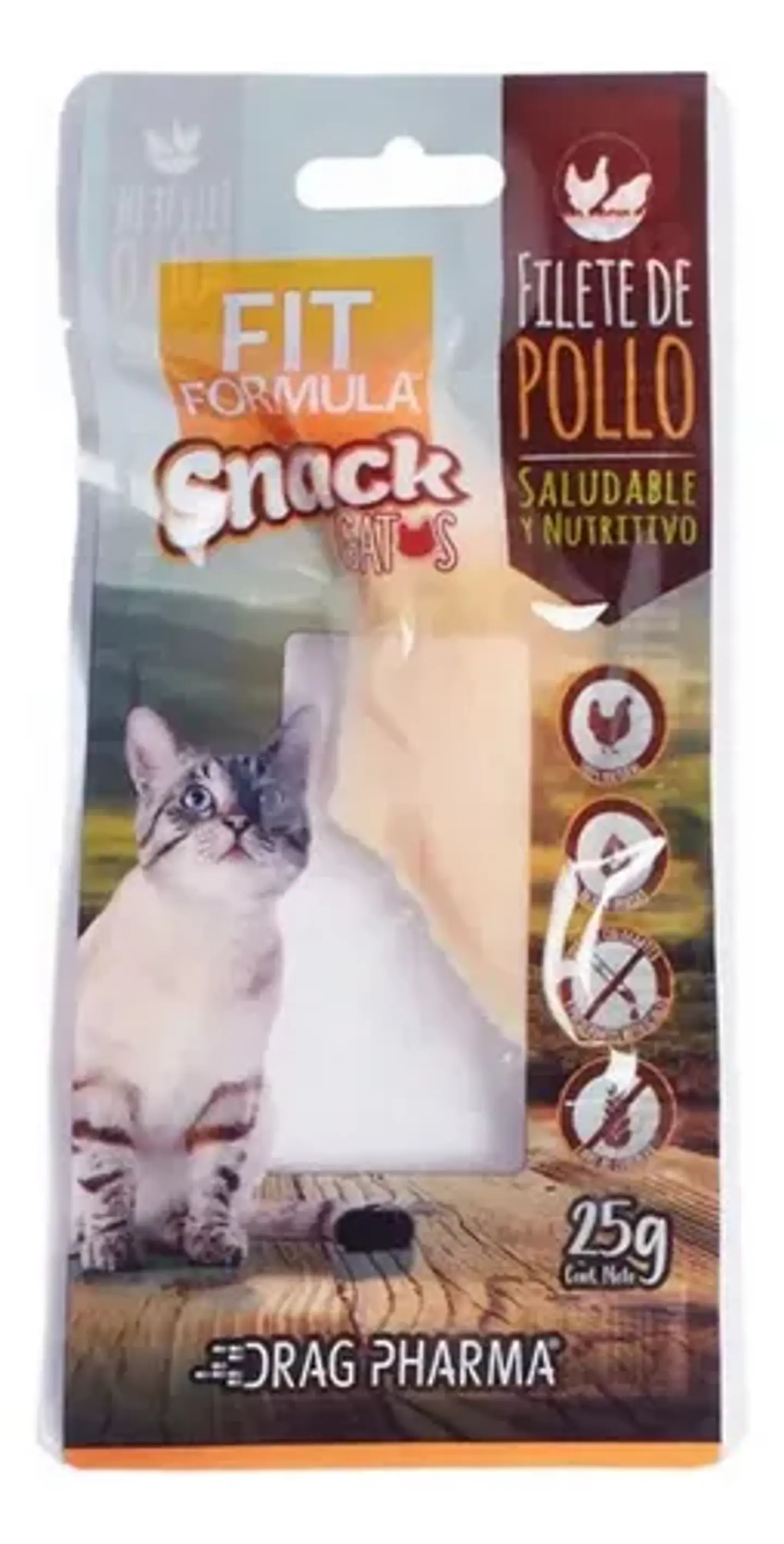 Fit Formula Snack Gato Sabor Pollo 25g Alto En Proteína 1