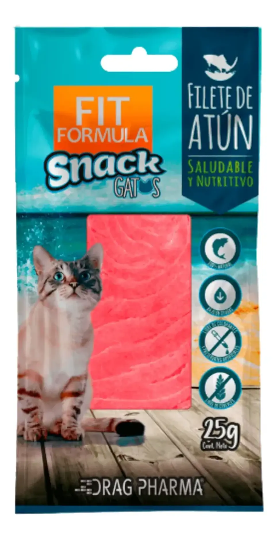 Fit Formula Snack Gatos-filete Atún-25 Gr-drag Pharma 1