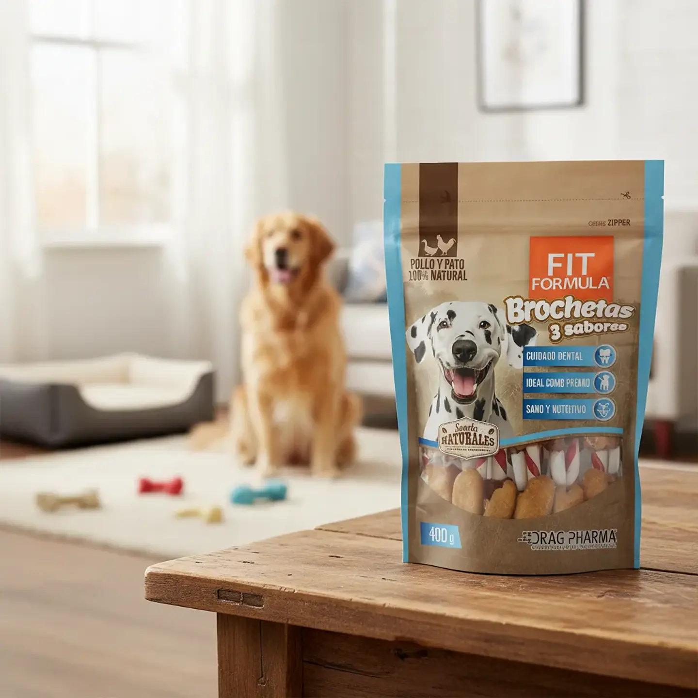 Fit Formula Snack Perro - Brocheta 3 Sabores - 400 Gr 2